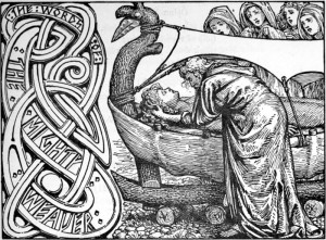 Odin's last words to Baldr by W. G. Collingwood. 1908